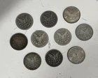 morgan silver dollar lot of 10 - 1882 - 1900 mint S - O
