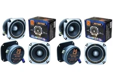 2 Mr. Dj HDT700S 3.5-Inch Titanium Bullet High Compression Tweeter for Car, Van