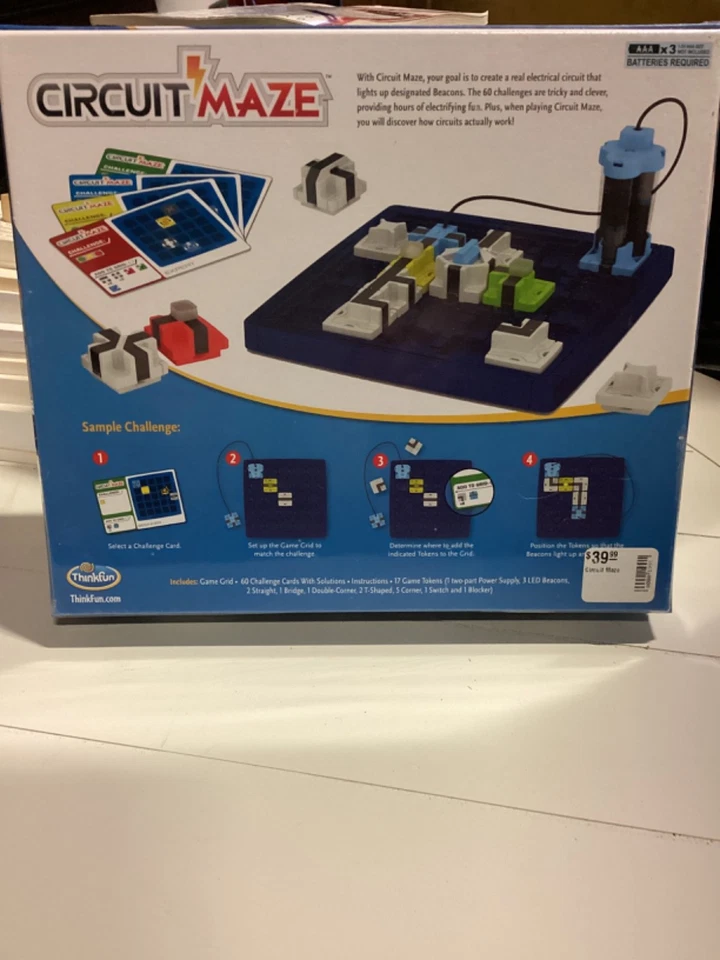 Circuit Maze Game - Brain-Boosting STEM Toy | Teaches Circuitry New and Sealed - Image 2 of 4