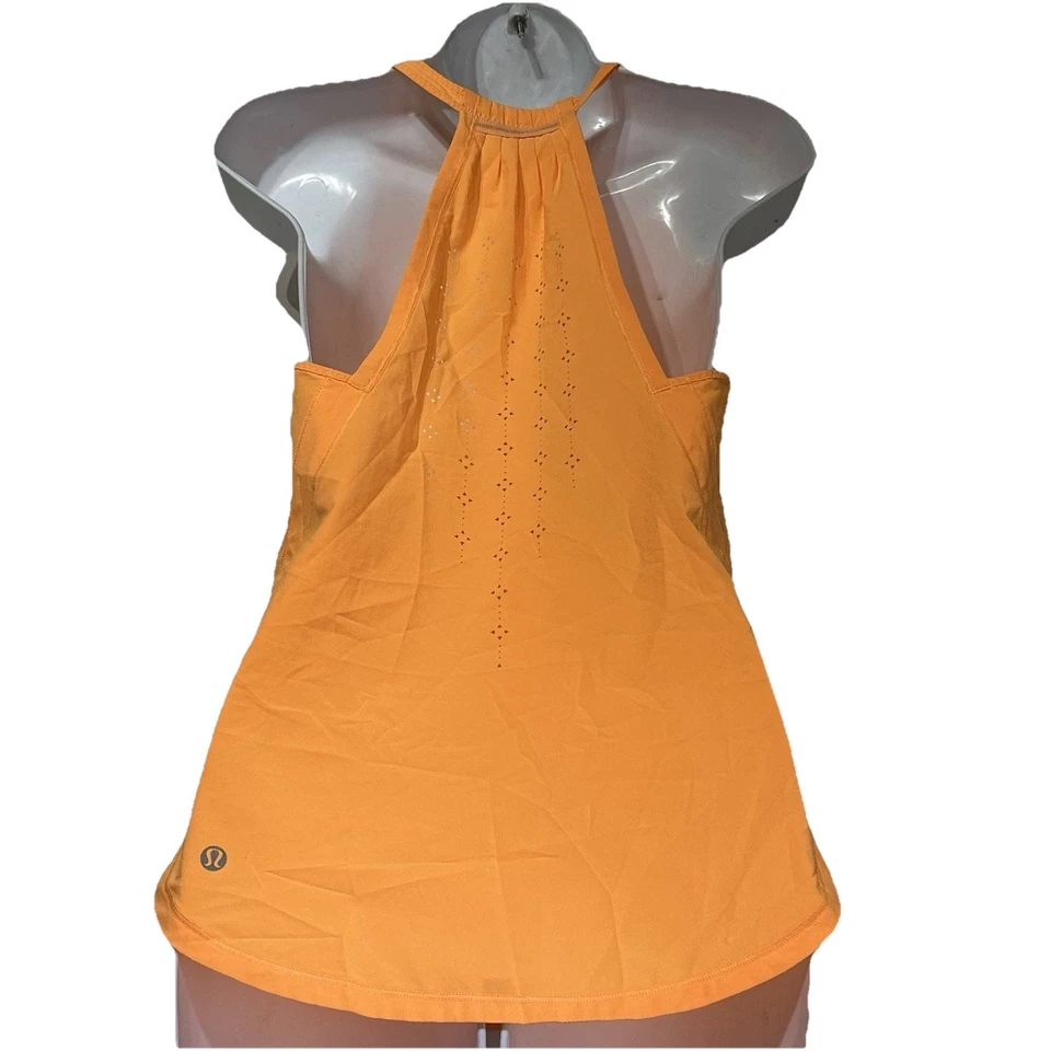 Lululemon In A Flash Creamsicle Pop Orange Tank Top Racerback Lightweight Shirt - Image 2 of 2