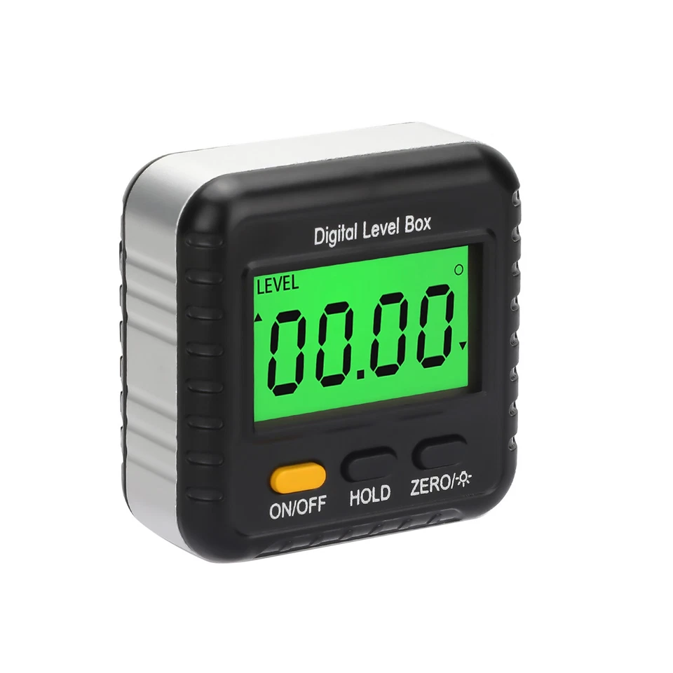 4*90° Magnetic Digital Level Box LCD Angle Protractor Inclinometer Bevel Gauge - Image 4 of 4