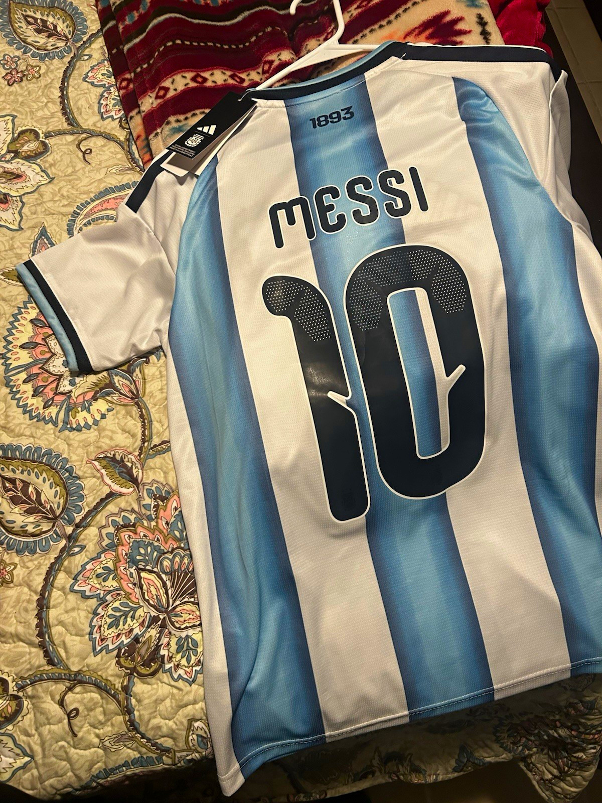 adidas Argentina Lionel Messi #10 Soccer Jersey