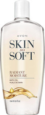 Skin so Soft Radiant Moisture Bath Oil, Bonus Size 25 Fl Oz   with Argan Oil, Si