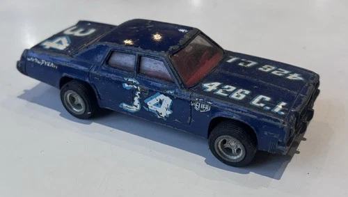 Vintage 1970s Dinky Toys No. #201 Plymouth Gran Fury Stock Car