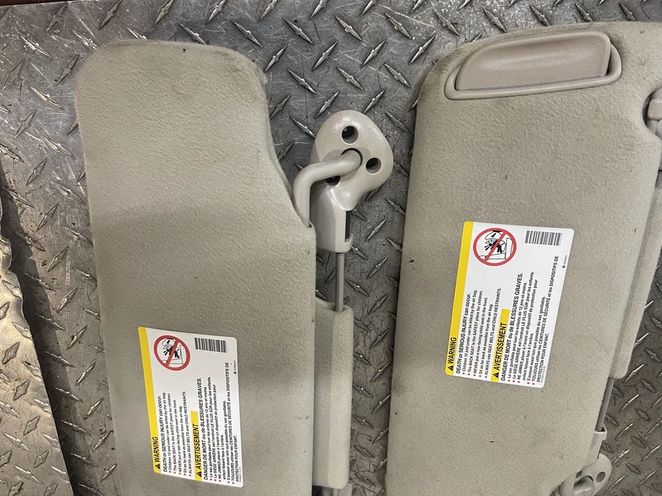 00-02 GMC Yukon Denali Sun Visor Set LH RH Oem Foto 3 de 4