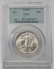 1941 Walking Liberty Half Dollar PCGS MS65 OGH Old Green Holder