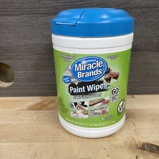 Miracle Wipes Multi-Purpose Cleaning Wipes for Paint Cleanup, etc 60-Count New