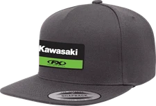 FACTORY EFFEX Fits Kawasaki Victory Charcoal Gray Snapback Hat - Part 28-86102