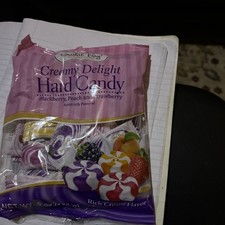 1 x Coastal Bay Creamy Delight Hard Candy Blackberry Peach Strawberry 6 oz...