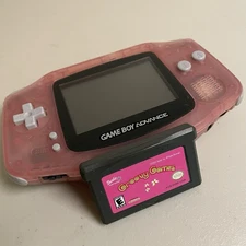 TESTED Nintendo Game Boy Advance Pink AGB-001 | Console + Barbie Groovy Games
