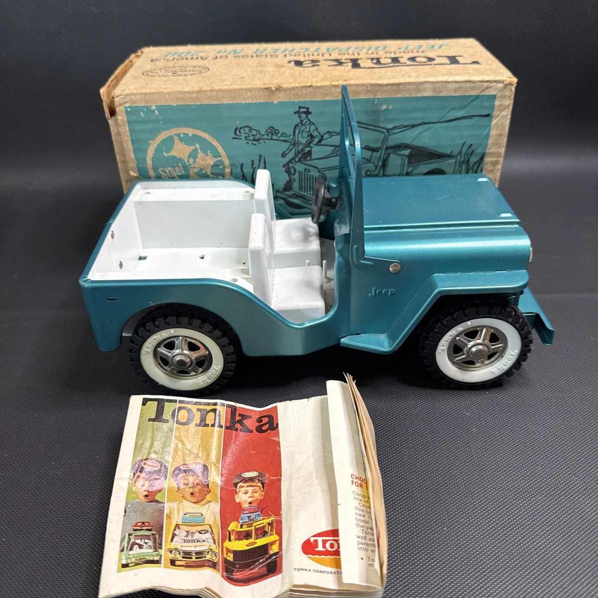 値下げ！激渋ネイビー Tonka Toys ピックアップトラックおまけのケース付 Tonka Jeep Blue Diecast & Toy Vehicles for sale | eBay