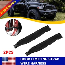2x Car Door Limiting Straps Belt Oxford Set For 2007-2021 Jeep Wrangler JK JL J