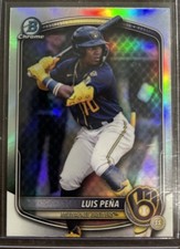 2025 Bowman Draft - Chrome Luis Pena #BDC-105 Refractor (RC)