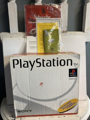 Sony PlayStation One Console Box Only No System Inside With Some Inserts