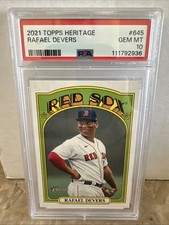 2021 topps heritage Rafael Devers 
