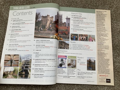 Yorkshire Life Magazine June 2005 Settle Emley Stokesley Bingley - Picture 2 of 2