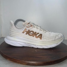 Hoka One One Mach 5 Mens 8 D Shoes Gray Running Walking Gym Sneaker 1127893 WCPP