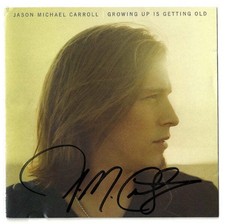 Jason Michael Carroll Signed Growing Up CD Cover