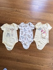 Winnie The Pooh Romper 6-9 Months 3 Piece Set
