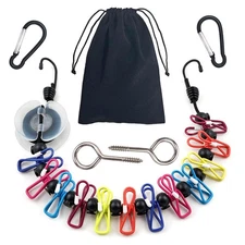 Portable Travel Clothesline with Line Winder RV Clothes line Hotel Laundry line