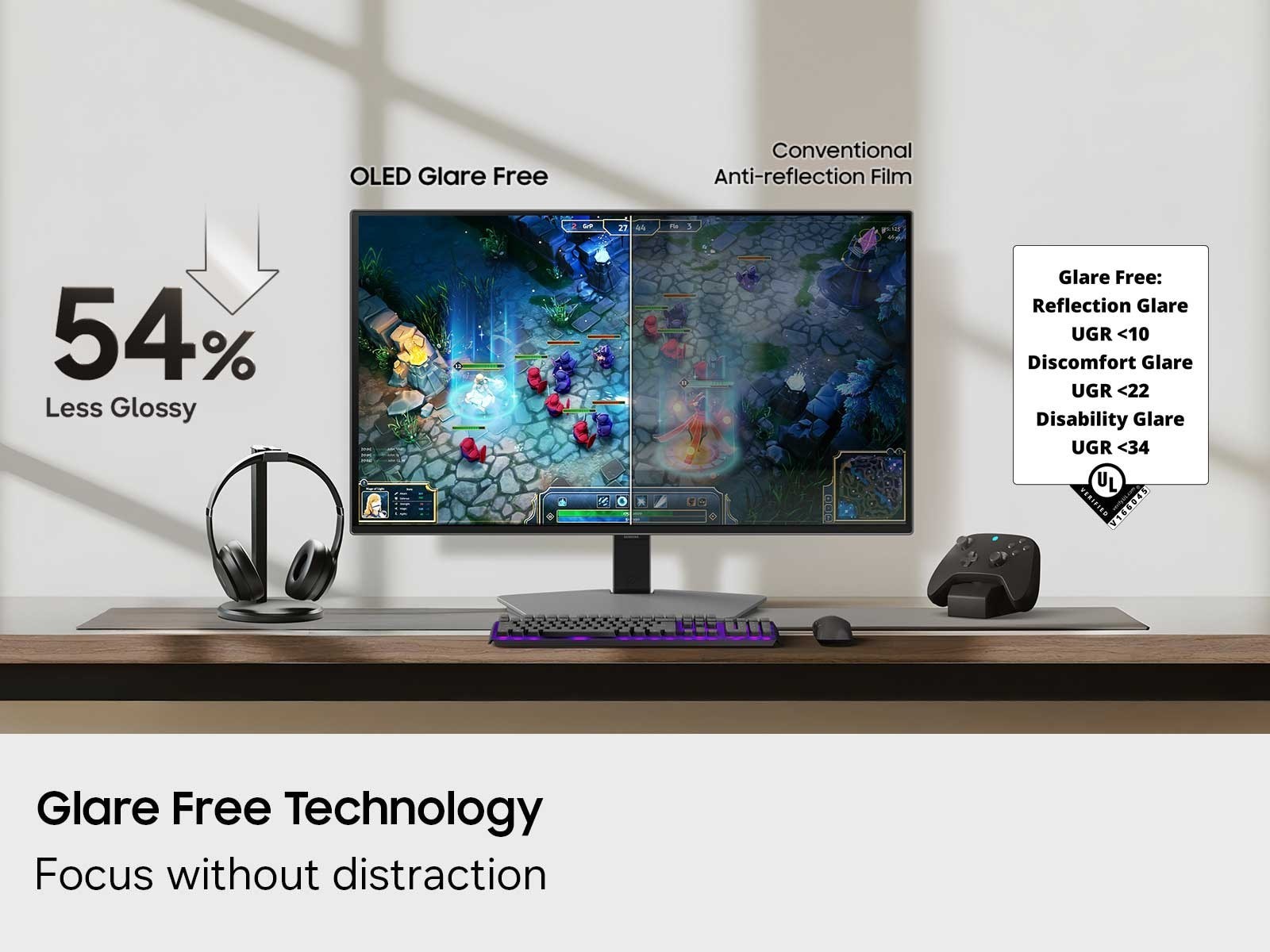 Monitor Samsung Odyssey OLED G8 G80SH 27" 4K 240Hz QD-OLED LS27HG802SNXZA 2026, imagen 4