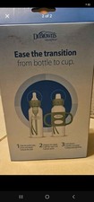 Dr. Brown's Options Anti-Colic Bottle to Sippy Starter Set 8oz Clear/Green