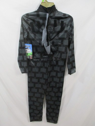 Costume Minecraft Ender Drago Ragazzo Medium 8-10 Tuta Solo Halloween Nero - Foto 4 di 8
