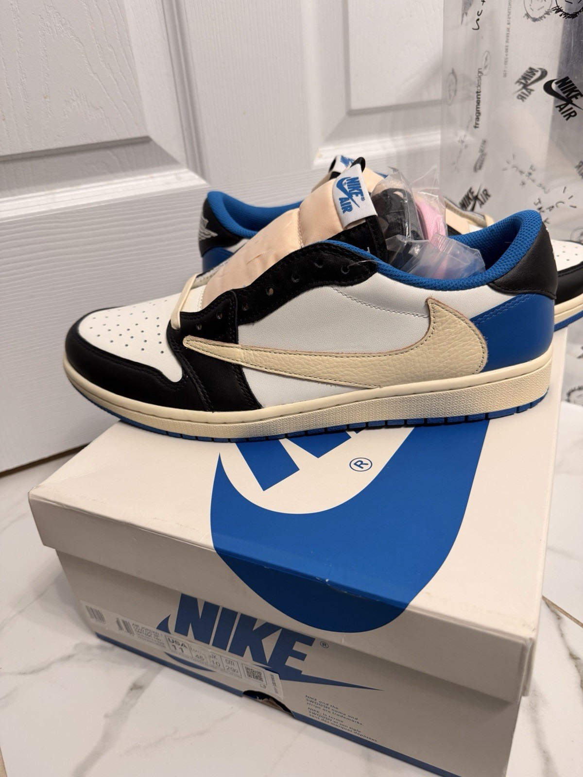 Nike Air Jordan 1 Low OG SP Travis Scott x Fragment Men's Sneakers DM7866-140