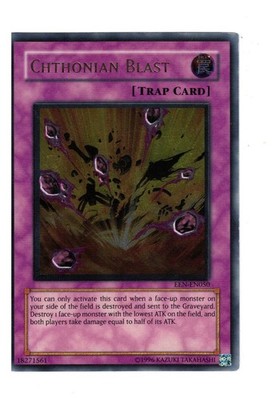 Yugioh- 1X Chthonian Blast - Ultimate - Unlimited - EEN-EN050 - Light Play