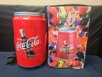 Vintage Coca Cola Can Radio Cassette Player Recorder Micro Tower W