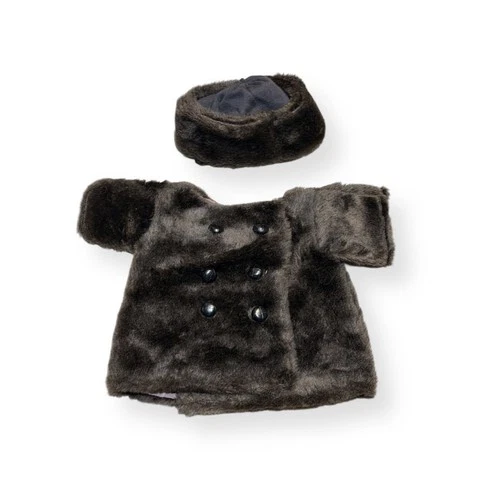 Vintage Cabbage Patch Kids Fun Fur Coat JACKET & Hat CBK OUTFIT