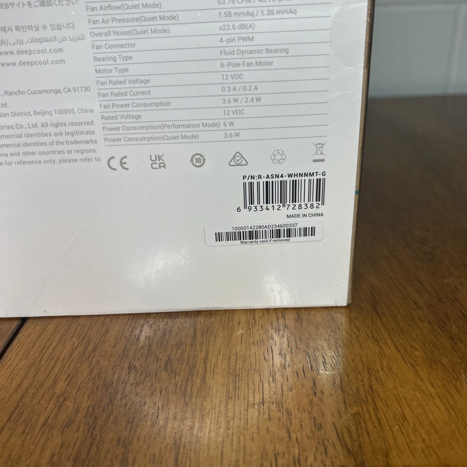 Deepcool ASSASSIN 4S WH Minimalistic Premium CPU Air Cooler (R-ASN4S-WHGPMN-G) - Image 3 of 4