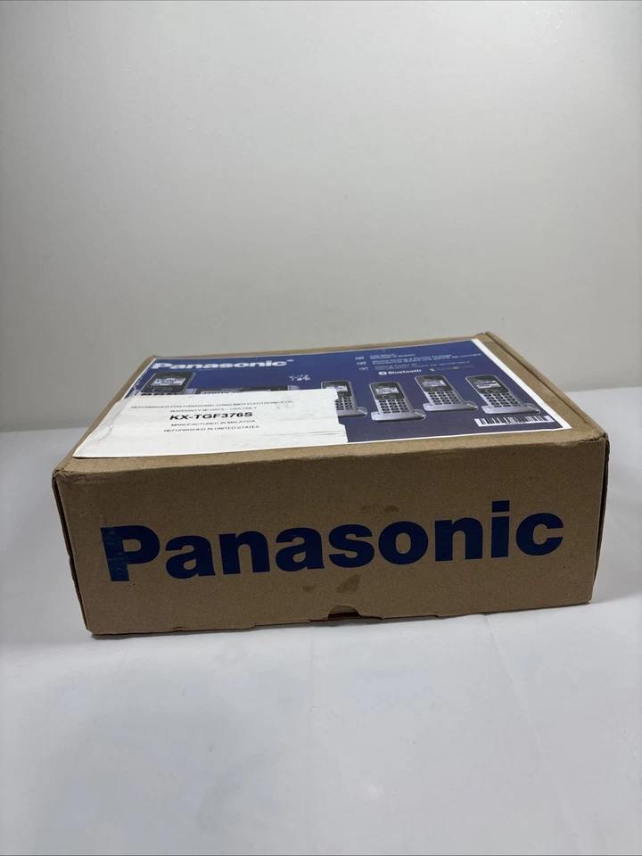 Panasonic Reacondicionado KX-TGF376S Teléfono Inalámbrico 6 Teléfonos Bluetooth Bloque de Llamadas Foto 2 de 4