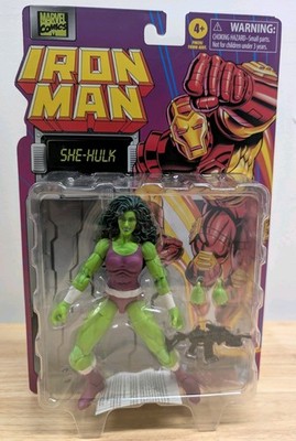 Hasbro Marvel Legends She-Hulk Retro Iron Man Series 6'' Action Figure