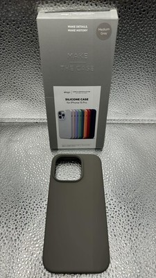 elago Liquid Silicone Case kompatibel mit iPhone 15 Pro Hülle MITTELGRAU