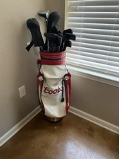 Coors Vintage Leather Golf Bag