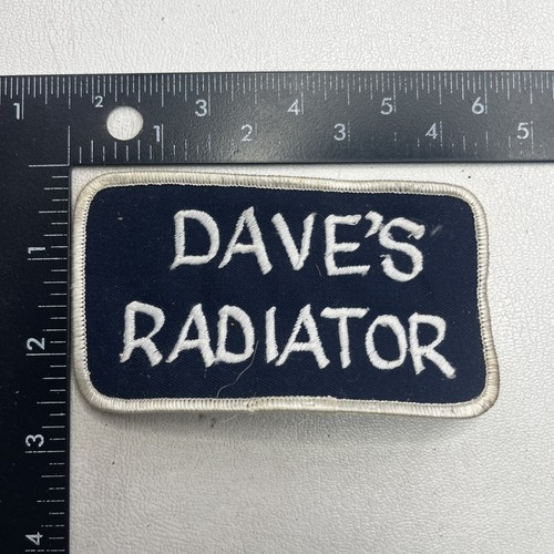 Vintage & Dirty DAVE’S RADIATOR Advertising / Uniform Patch 00O3