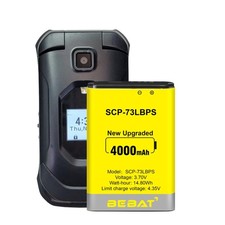 BEBAT SCP-73LBPS Battery,4000mAh High Capacity New 0 Cycle Li-ion Battery...