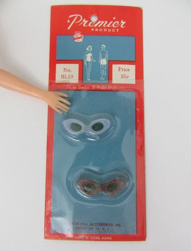 RARE - Vintage Clone Barbie Doll Sunglasses Premier Togs New Old Stock HONG KONG