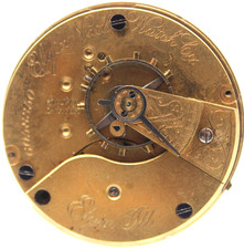 1896 ELGIN POCKET WATCH MOVEMENT 6058350 GRADE 73 18s 7j QO2