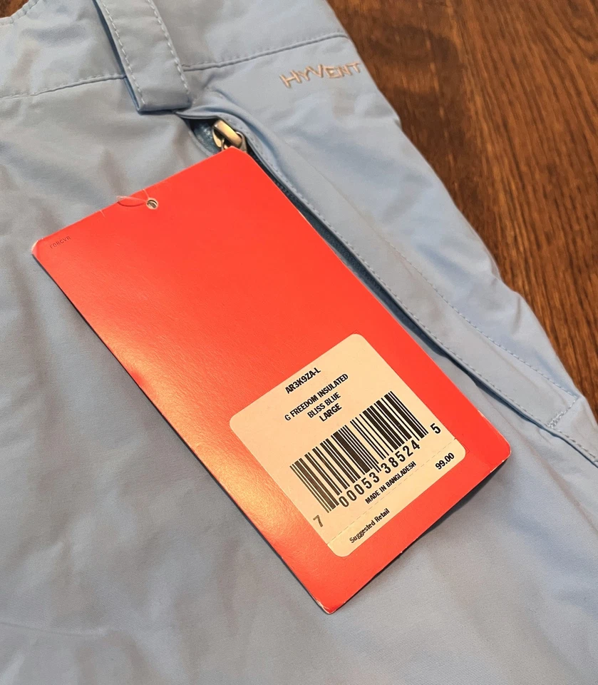 Pantalones de esquí de snowboard aislados The North Face Freedom niñas grandes nuevos con etiquetas $99 venta al por menor Foto 4 de 4