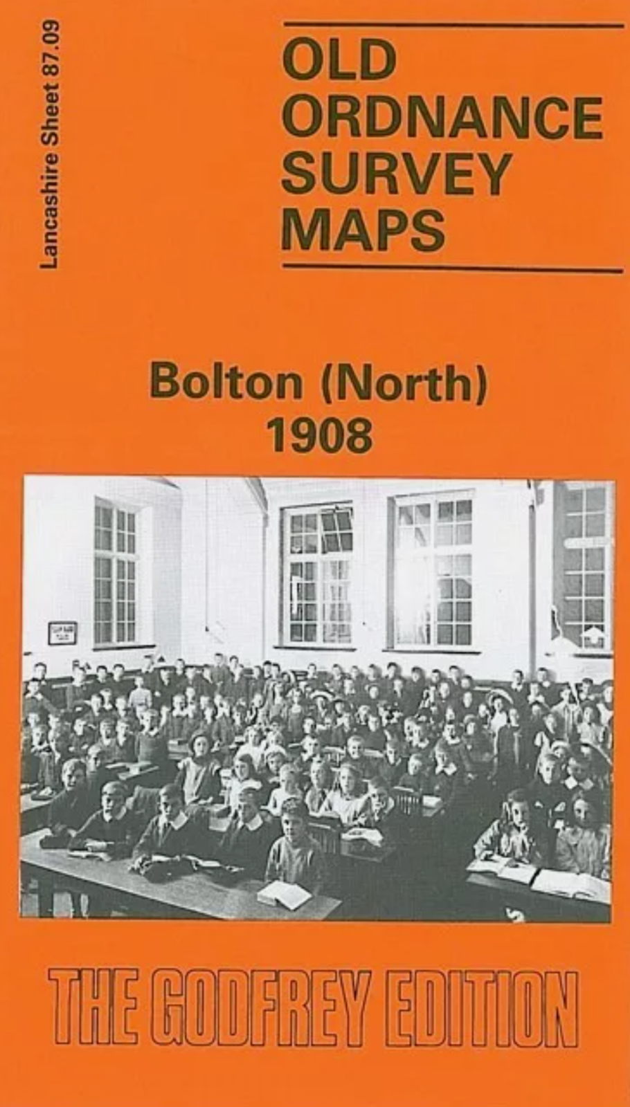 MAP OF Bolton (North) 1908 Lancashire Sheet 87.09 by Nick Burton NEW