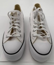 Converse Women's Chuck Taylor All Star Lift Platform Size 8.5 White 560251F