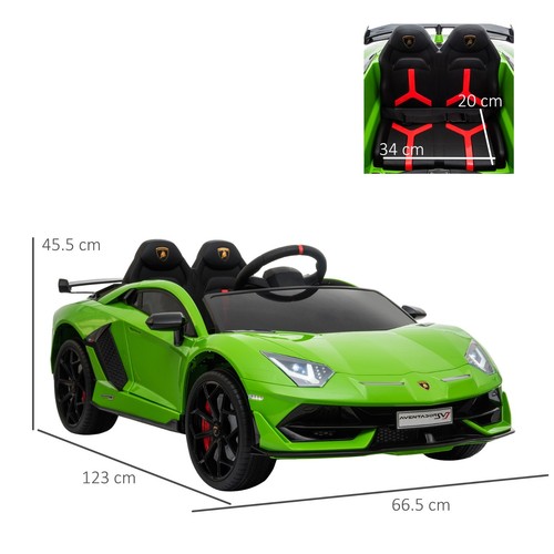 Kids Electric Ride On Car Lamborghini SVJ Childrens 12V Sports Car 3-8 Years - Picture 3 of 11