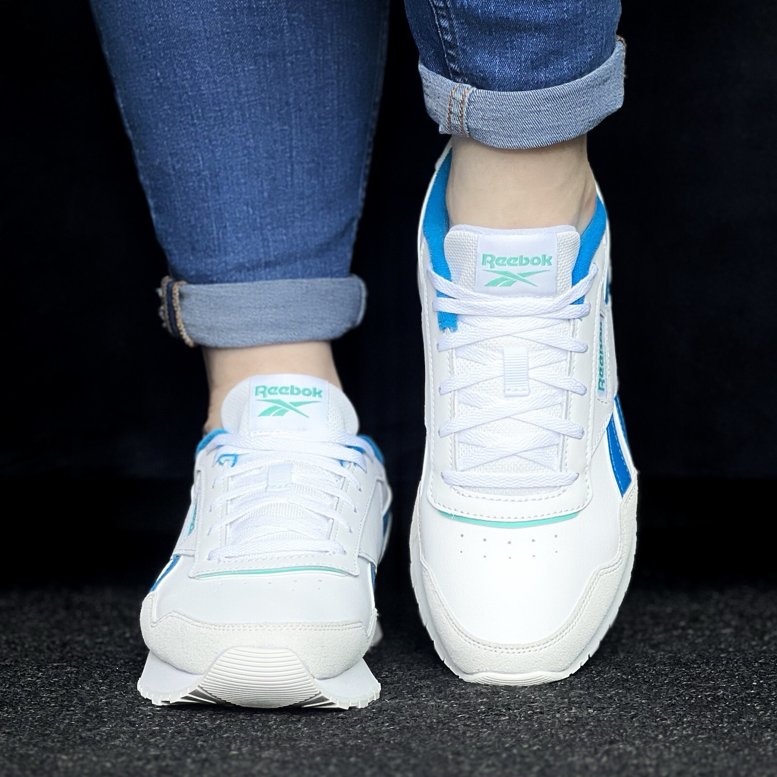 Reebok Glide Classic Women’s Size 9 Running Shoe Athletic Sneakers White #418