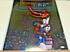 WES UNSELD WASHINGTON BULLETS HOF 88,71 FINALS MVP JSA/COA SIGNED 16X20 PHOTO
