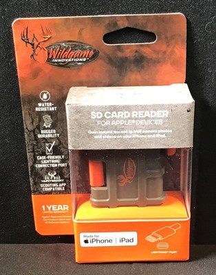 NEW WILDGAME INNOVATIONS APPLEVIEW-9 APPLE SD CARD READER 616376511615 | eBay