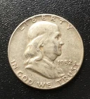 1952-P 50C Franklin Half Dollar AU - BU 90 Percent Silver