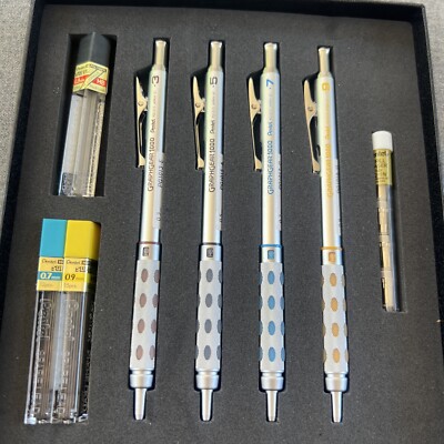 Pentel GraphGear 1000 Mechanical Drafting Pencil Gift Set w/ Lead