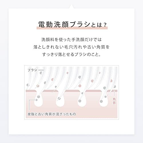 ボディ・フェイスケア SALONIA ION FACIAL BRUSH & AQUA PEELING SALONIA Ion Facial Brush Facial Brush Frictionless Pore